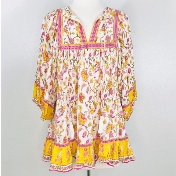 Rachel Zoe floral tunic dress NWOT size M - Picture 2 of 11